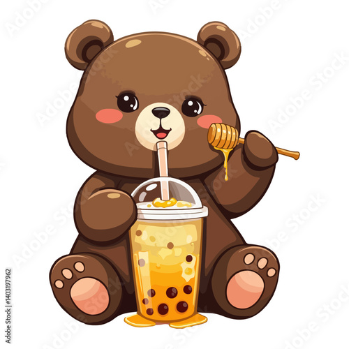 animal bear vector illustration,cartoon illustration
