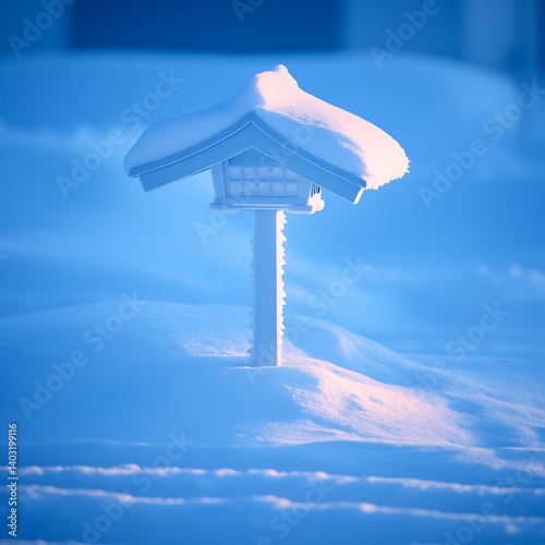 Snowy Shrine Marker