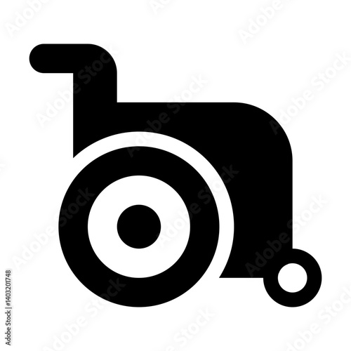 Mobility Aid Filled Icon