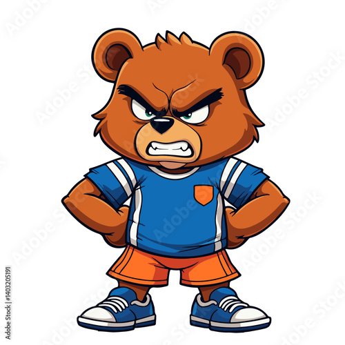 animal bear vector illustration, cartoon illustration