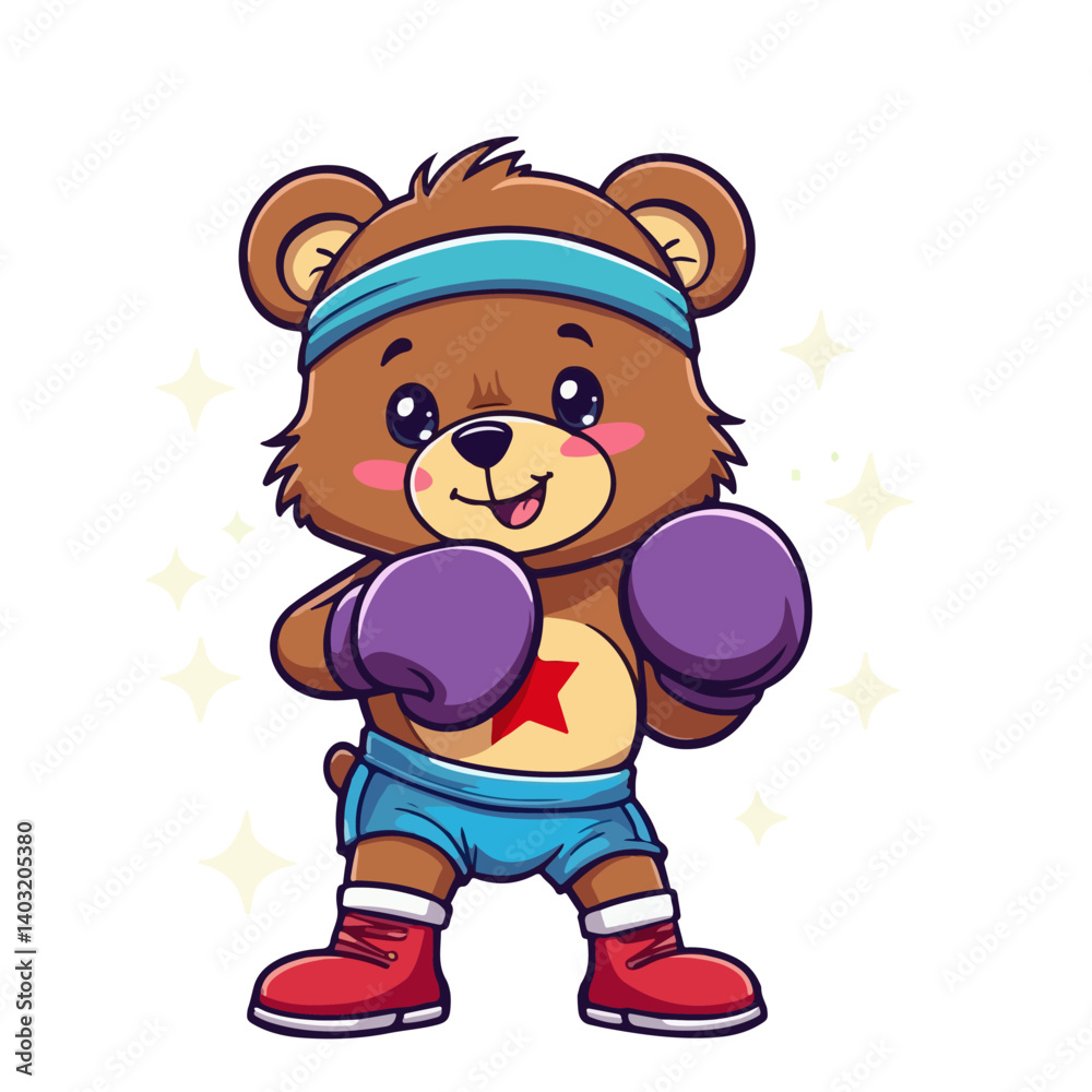 Fototapeta premium animal bear vector illustration, cartoon illustration