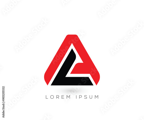 AC Initial logo design template