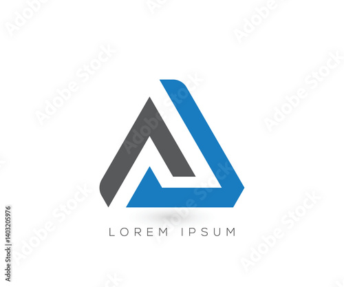 AA Initial logo design template