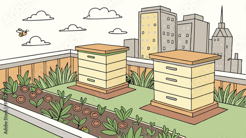 vector illustration of a city
