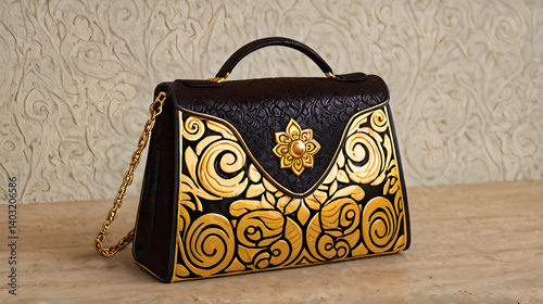 golden bag elegant