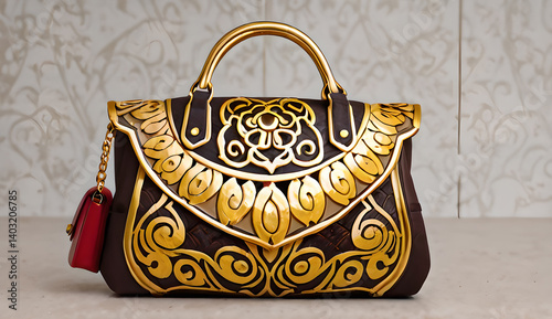 golden bag elegant