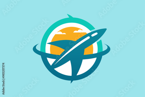 Travel  business logo air travel logo air bus  
