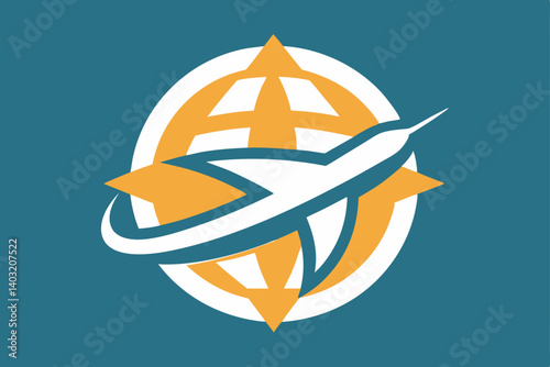 Travel  business logo air travel logo air bus  
