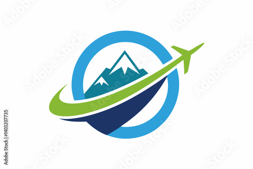 Travel  business logo air travel logo air bus  
