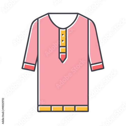 Pink kurta pajama traditional Indian clothing men's ethnic wear festive outfit stylish design comfortable attire casual look