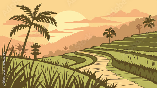 palm trees on the beach