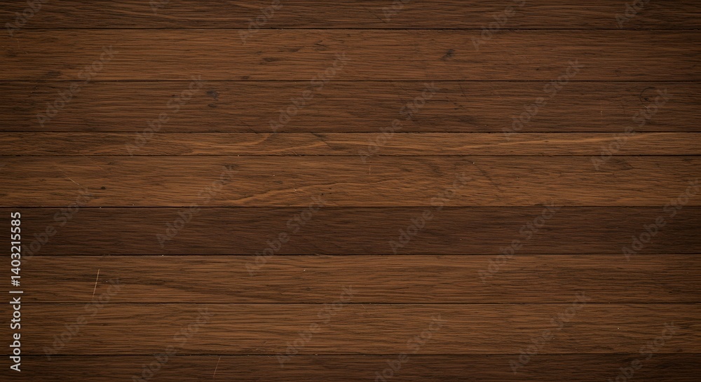 Naklejka premium Rich Wooden Texture: Deep Brown Grain Pattern