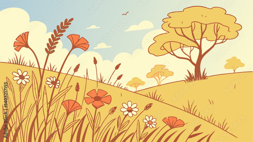 Naklejka premium autumn leaves background