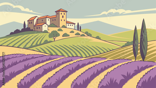 vineyard in tuscany