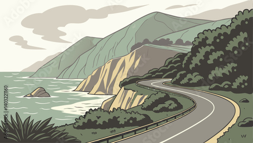 road to the mountains
