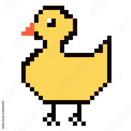 Pixel Art style illustration of animals