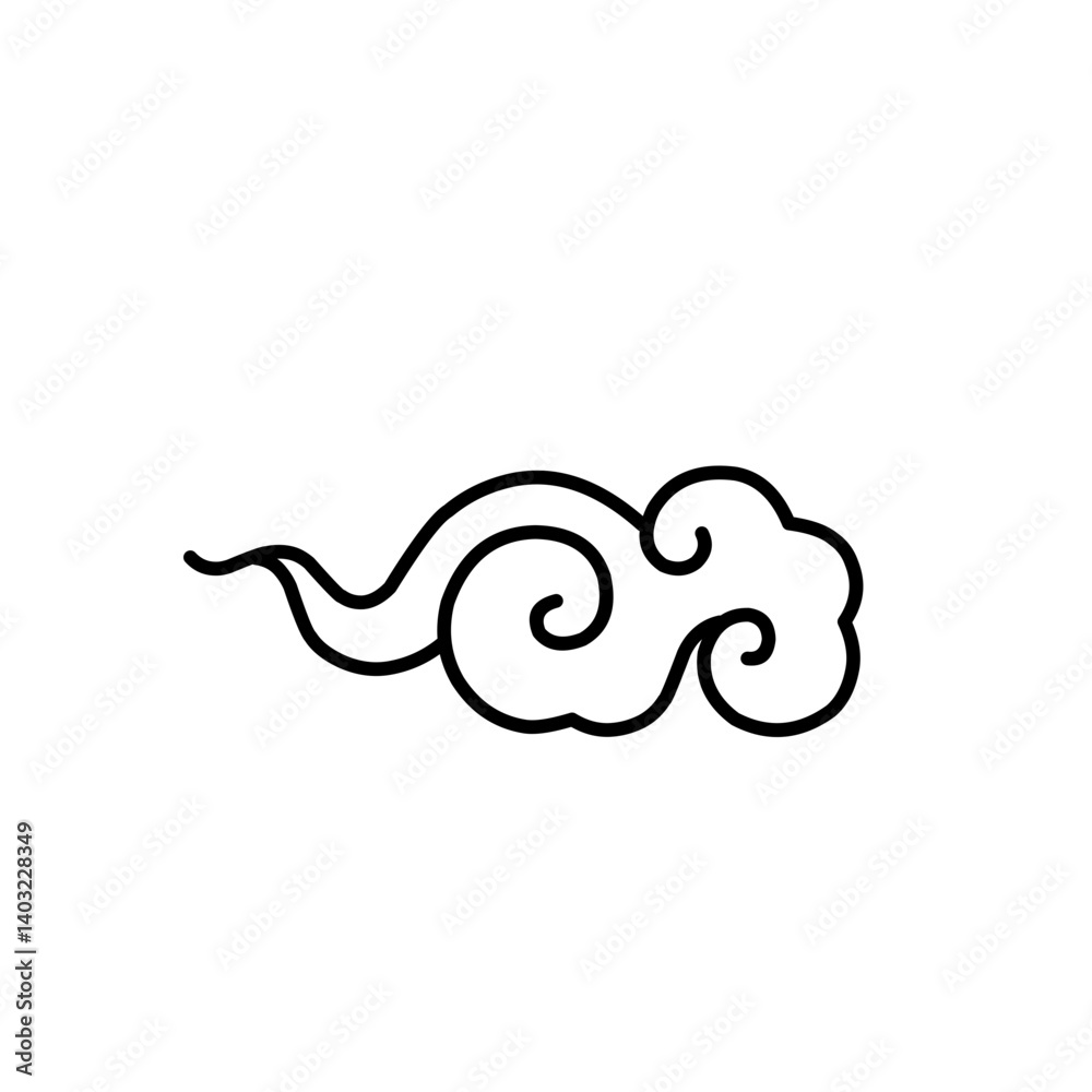 Chinese style clouds Chinese style clouds