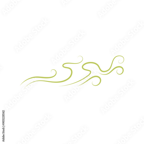 Bad smelling green smoke cloud