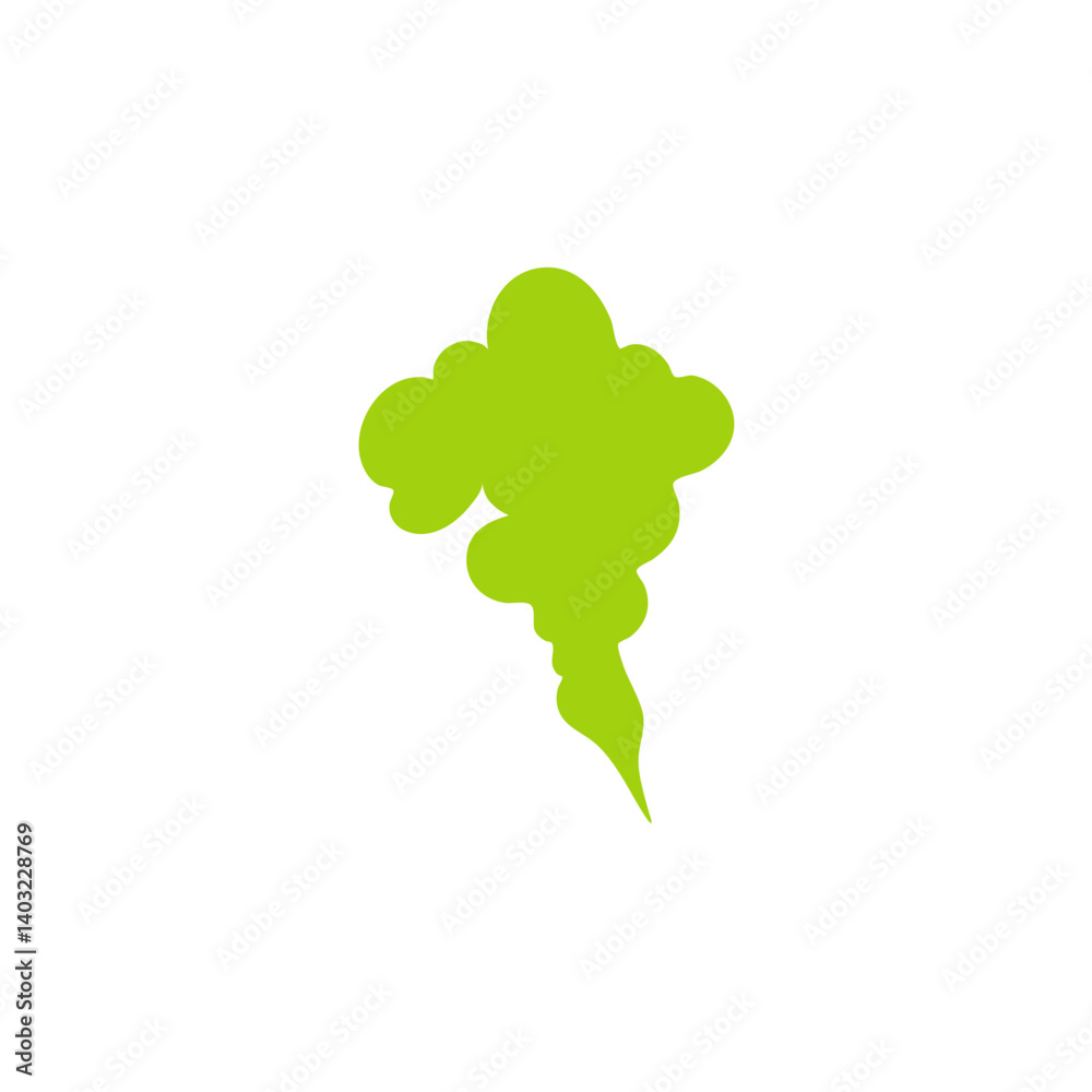 Bad smelling green smoke cloud Bad smelling green smoke cloud
