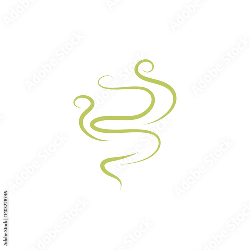 Bad smelling green smoke cloud