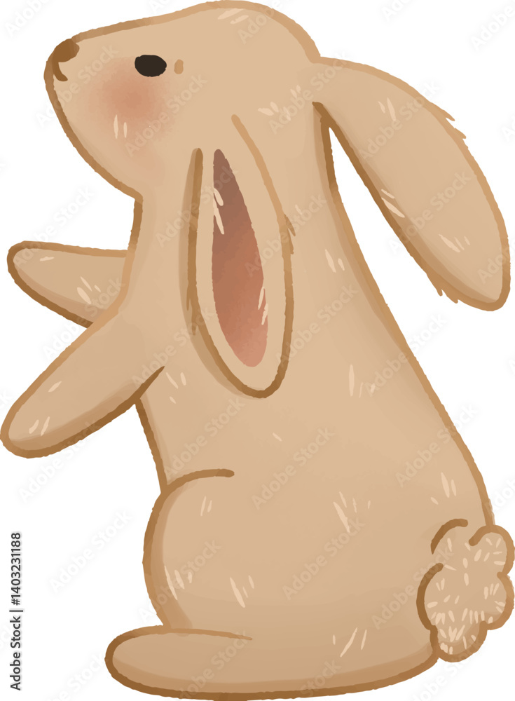 Fototapeta premium Cute Rabbit B.eps