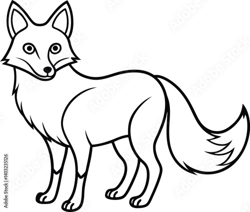 fox cartoon illustration