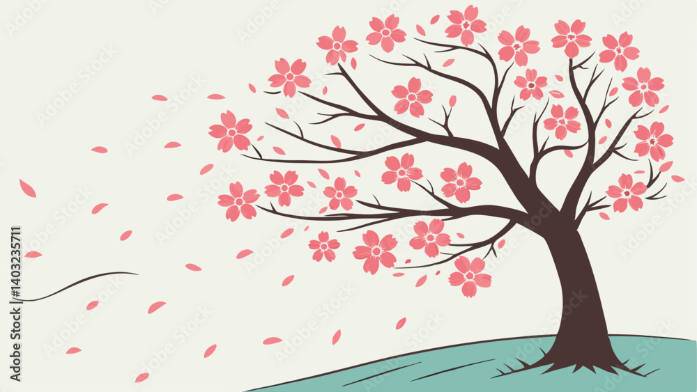 Fototapeta premium tree with hearts