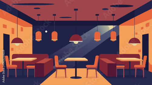 SensoryFriendly Environment The interior of a restaurant designed with soft lighting and soundabsorbing materials creating a comfortable atmosphere for all diners.