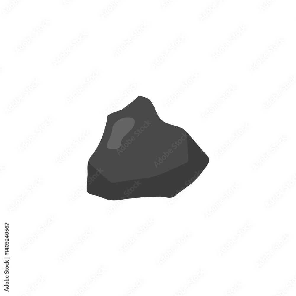 Cartoon rock stone. Vector game art rocks and stones.