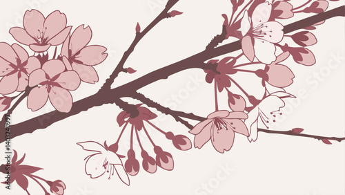 pink cherry blossom