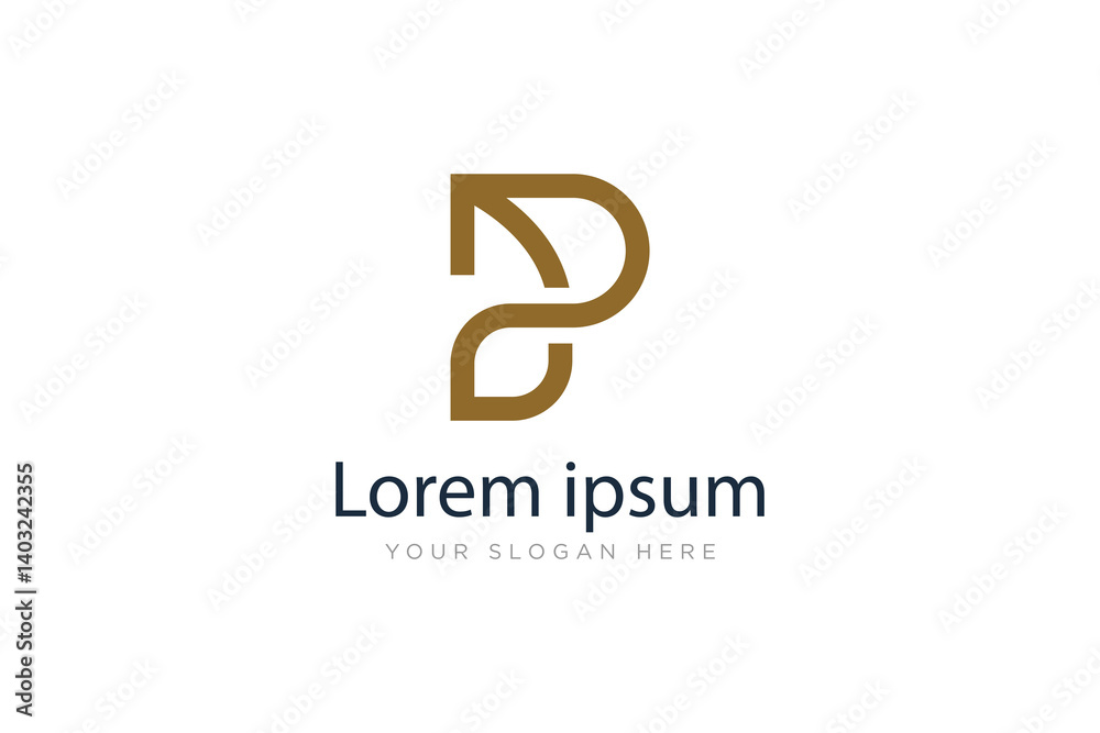 letter p arrow logo icon template design vector letter p arrow logo icon template design vector
