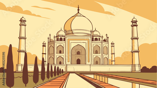 taj mahal agra india