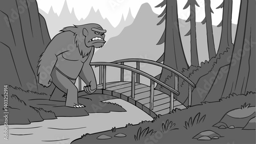 bear in the woods