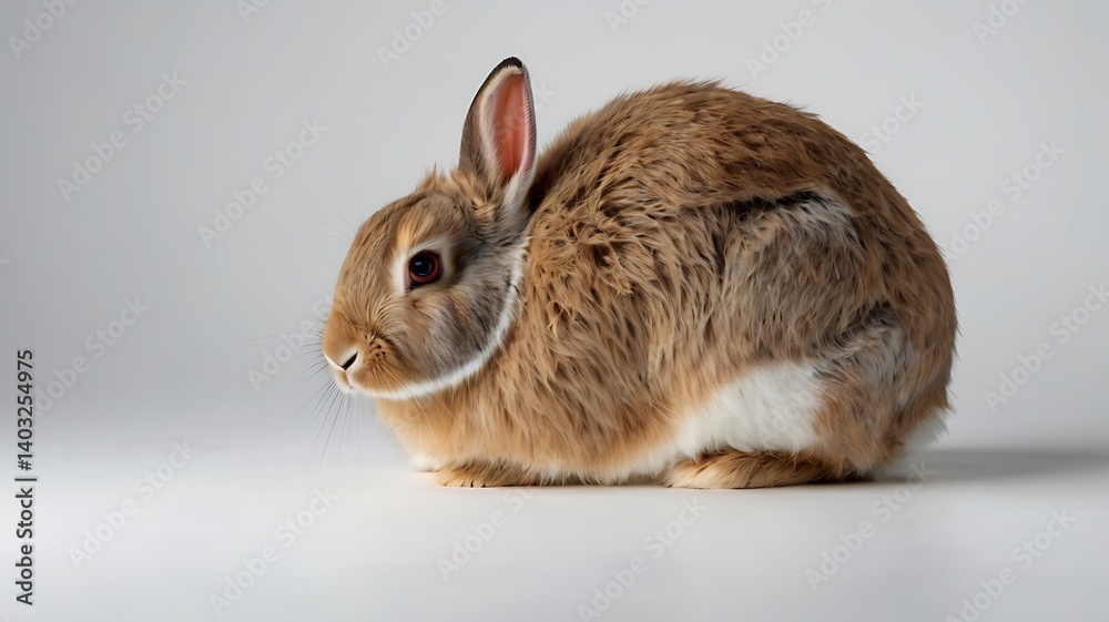 Obraz premium rabbit on white background