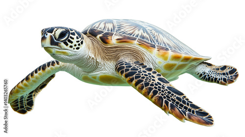 sea turtle isolated on white background , transparent
png 