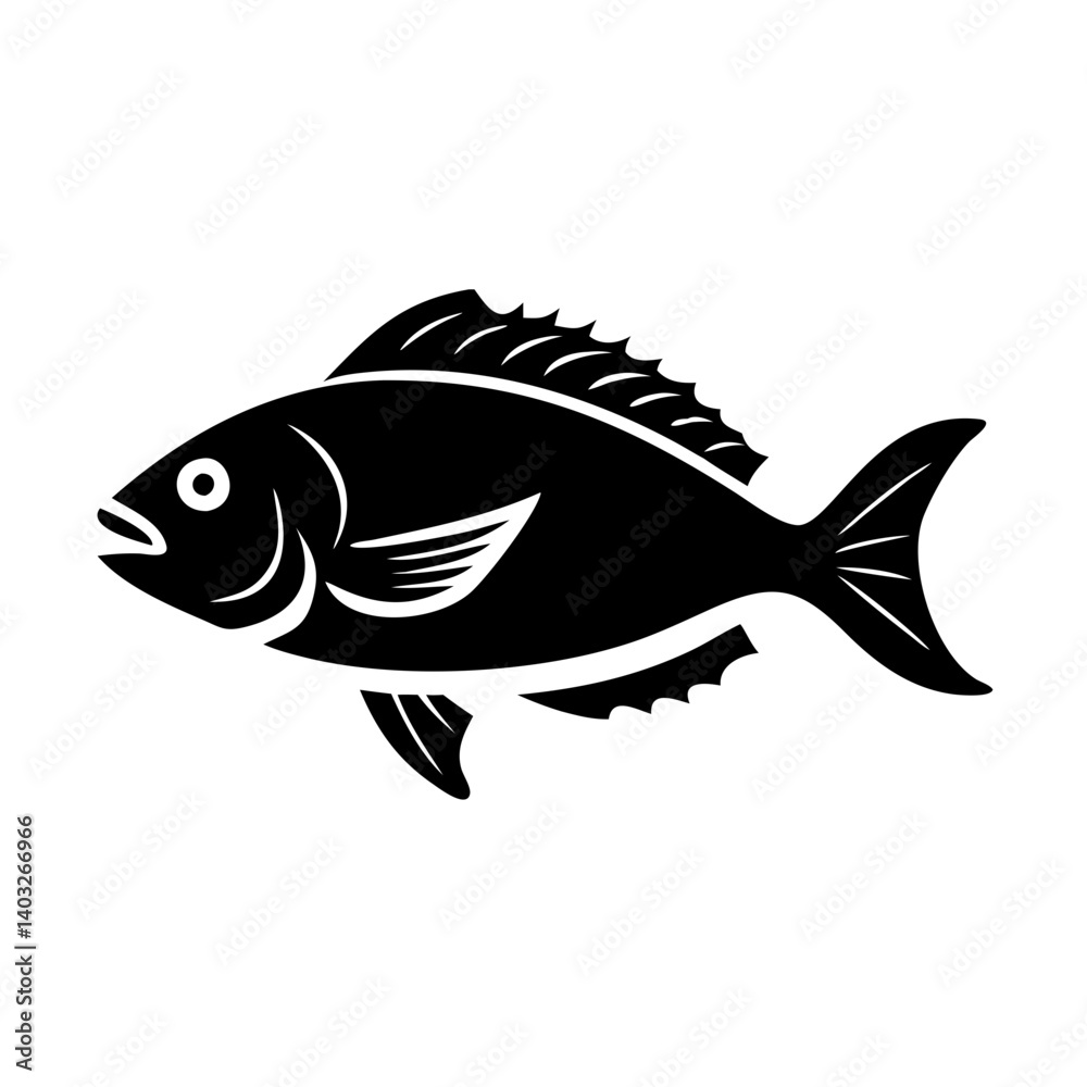 scup porgy icon, scup porgy silhouette vector illustration-simple silhouette illustration of scup porgy, perfect for scup porgy logos and icons scup porgy icon, scup porgy silhouette vector illustration-simple silhouette illustration of scup porgy, perfect for scup porgy logos and icons
