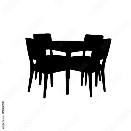 Chairs silhouettes 