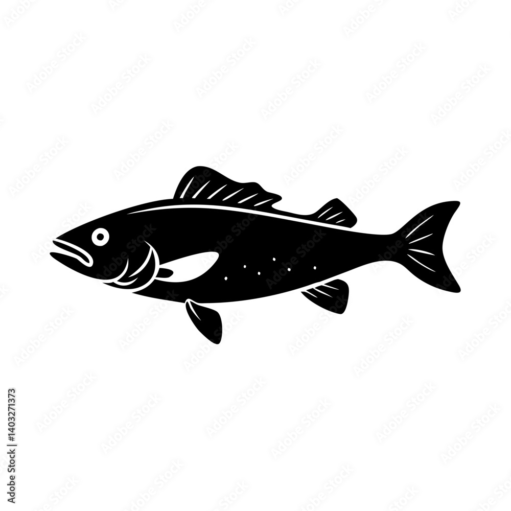 cod icon, cod silhouette vector illustration-simple silhouette illustration of cod, perfect for cod logos and icons cod icon, cod silhouette vector illustration-simple silhouette illustration of cod, perfect for cod logos and icons