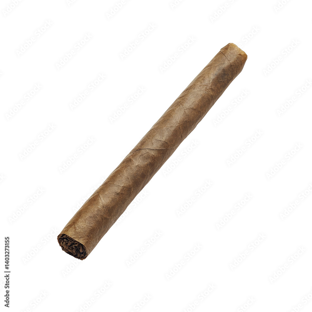 Single Premium Cigar Isolated on Transparent Background Single Premium Cigar Isolated on Transparent Background