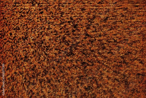 Close-up of a textured brown surface with natural patterns and details