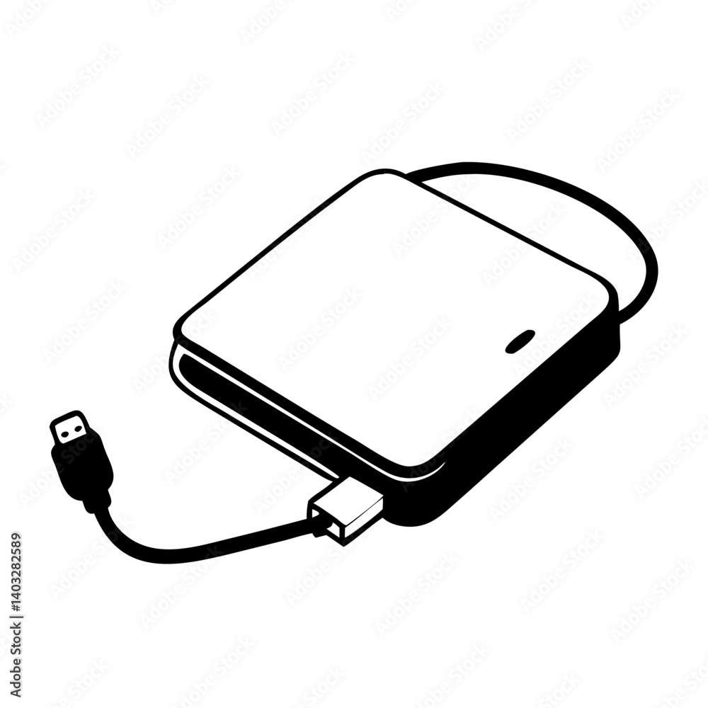 external hard drive icon, external hard drive silhouette vector illustration-simple silhouette illustration of external hard drive, perfect for external hard drive logos and icons external hard drive icon, external hard drive silhouette vector illustration-simple silhouette illustration of external hard drive, perfect for external hard drive logos and icons