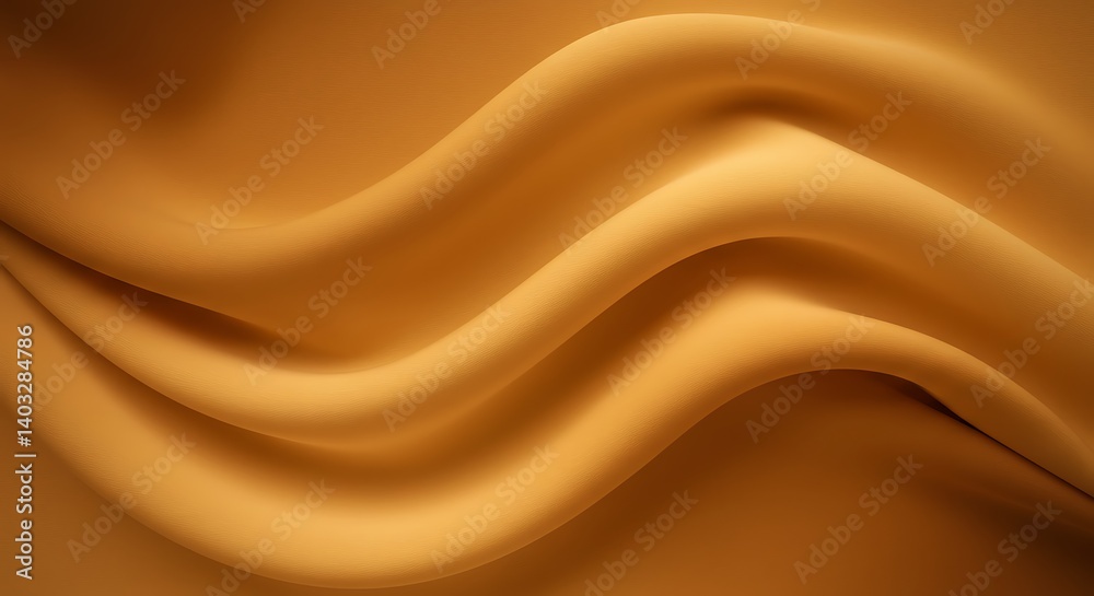 Obraz premium Amber Undulation AI Generated