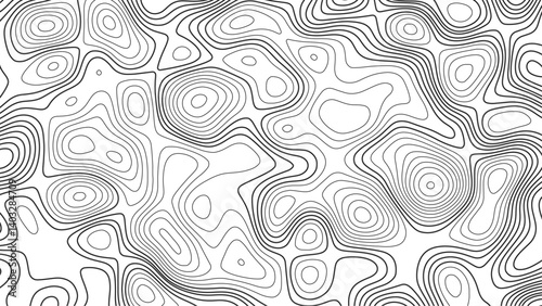 Light topographic topo contour map background, topographic line contour map background, Topographic map background geographic line map with elevation assignments. 