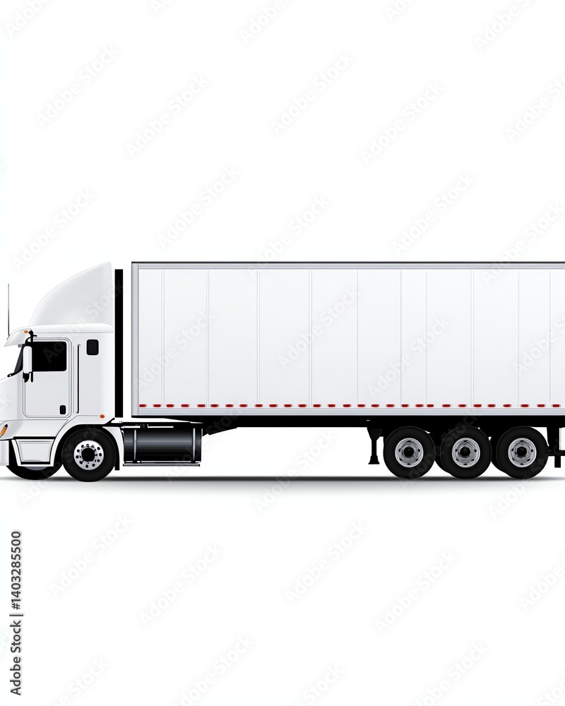 a double trailer haulage clipart, extended transport system, bold flat style, isolated on white background a double trailer haulage clipart, extended transport system, bold flat style, isolated on white background