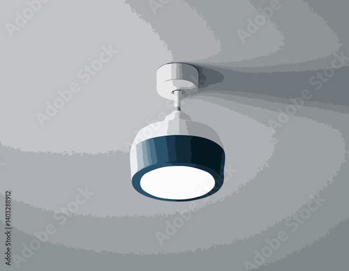Ventilateur de plafond et lumière
