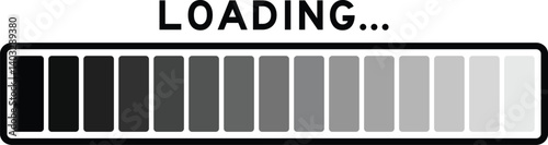 Vector illustration of Loading icons