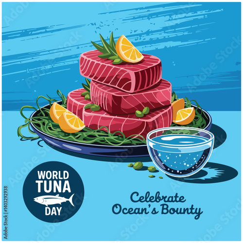 World Tuna Day flyer poster image 6.eps