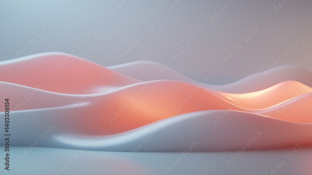 Abstract digital waves of glowing neon light flowing through a dark background, soft gradients and smooth motion, futuristic and immersive, 4K resolution. Abstract digital waves of glowing neon light flowing through a dark background, soft gradients and smooth motion, futuristic and immersive, 4K resolution.