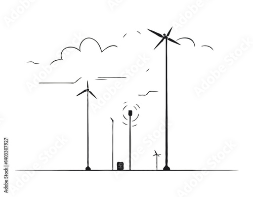 Fouet électrique isolé sur fond blanc