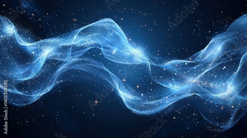 Celestial Wave: A Symphony of Light and Stardust